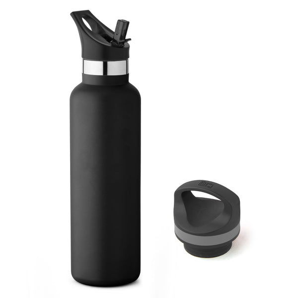 The Boss Stainless Steel Metal Water Bottle in Black – The Bullish