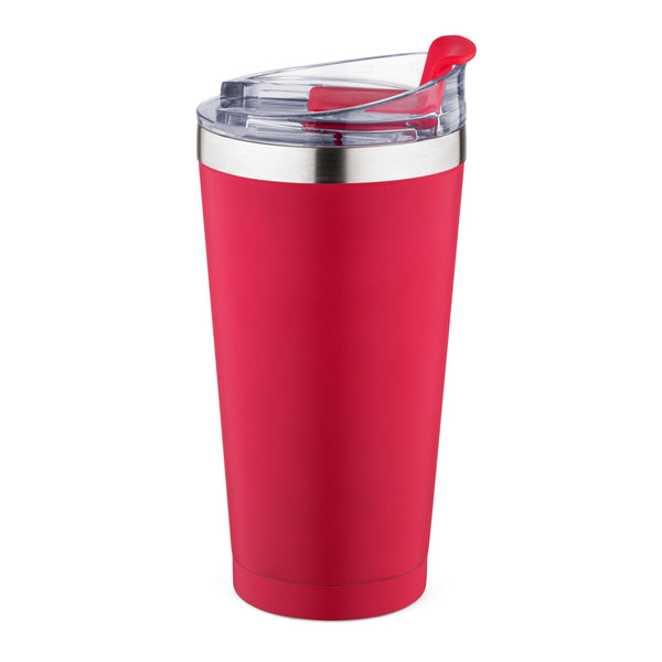20oz RED VACUUM INSULATED STAINLESS STEEL TUMBLER WITH STRAW — Duskin &  Stephens Foundation